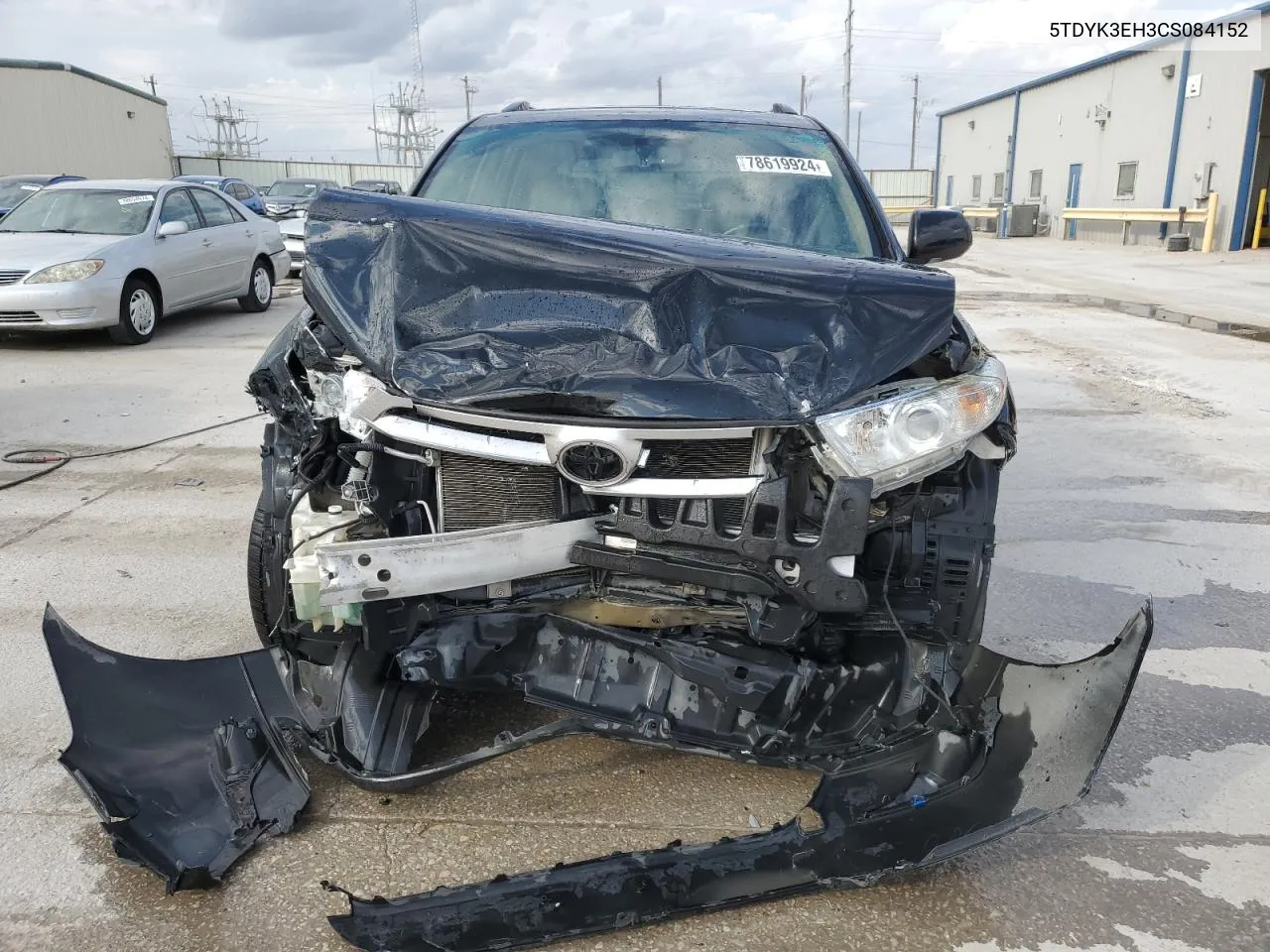 2012 Toyota Highlander Limited VIN: 5TDYK3EH3CS084152 Lot: 78619924