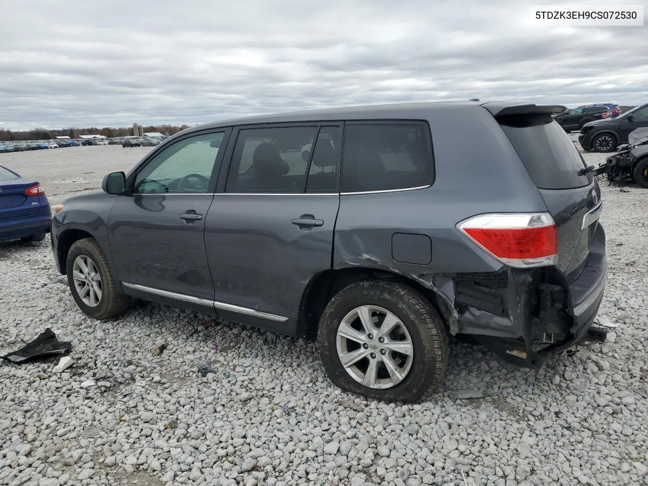 2012 Toyota Highlander Base VIN: 5TDZK3EH9CS072530 Lot: 78620314