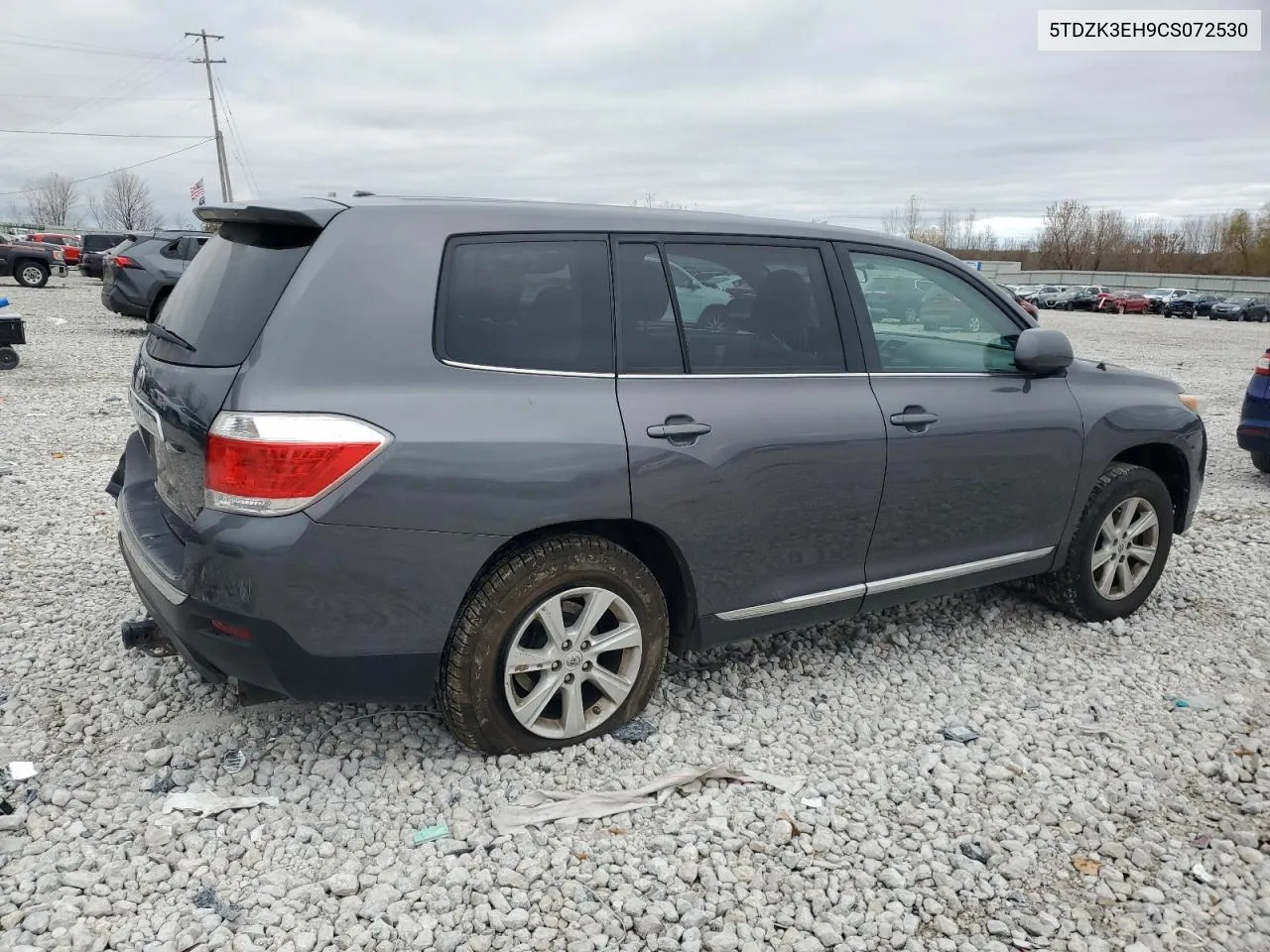 2012 Toyota Highlander Base VIN: 5TDZK3EH9CS072530 Lot: 78620314