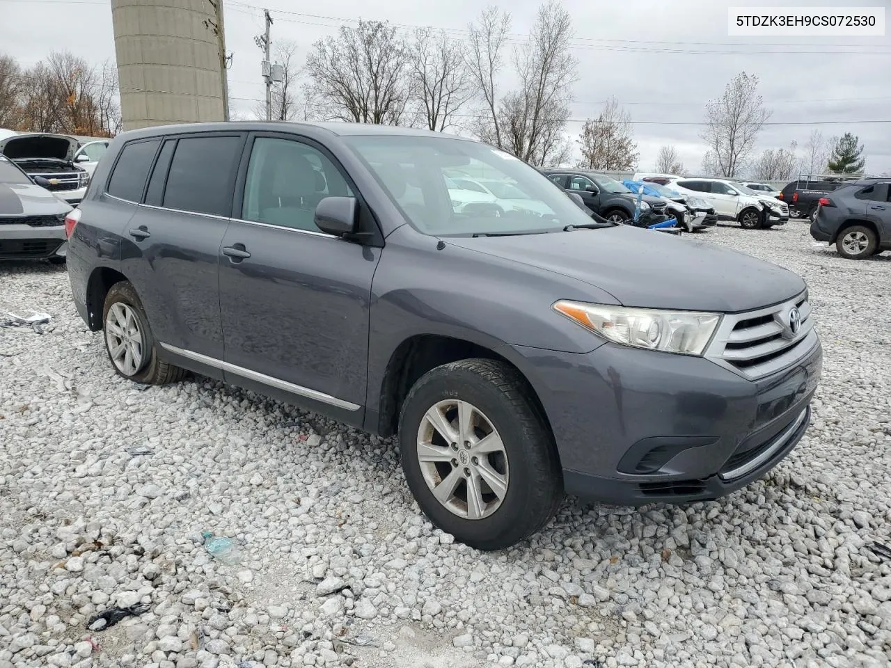 2012 Toyota Highlander Base VIN: 5TDZK3EH9CS072530 Lot: 78620314