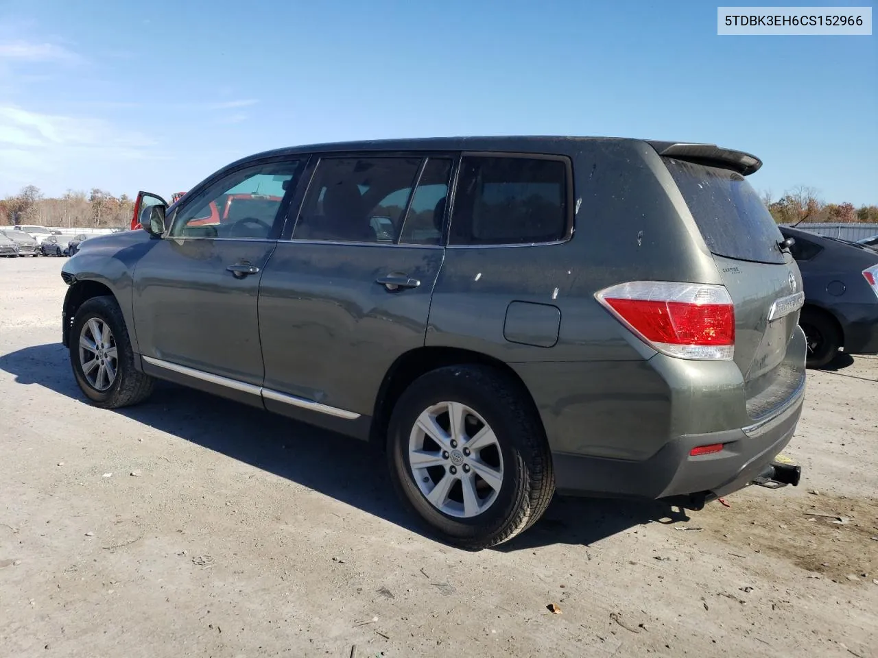 2012 Toyota Highlander Base VIN: 5TDBK3EH6CS152966 Lot: 78811554