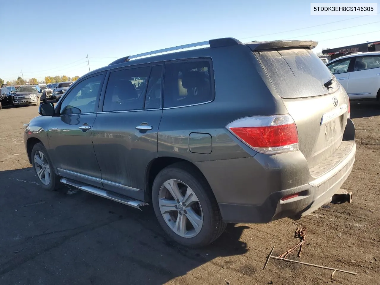 2012 Toyota Highlander Limited VIN: 5TDDK3EH8CS146305 Lot: 78874264