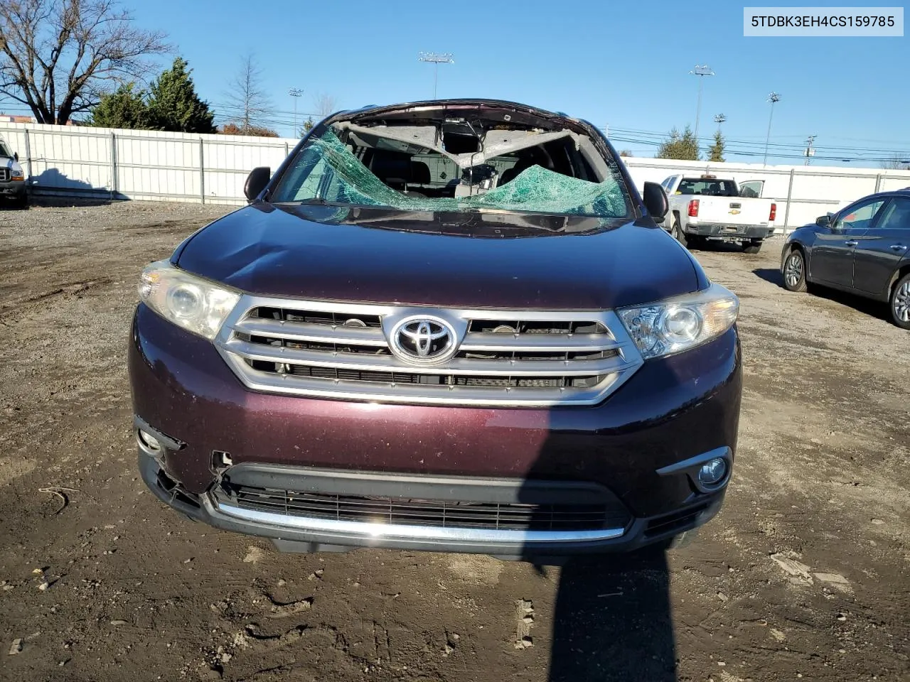 2012 Toyota Highlander Base VIN: 5TDBK3EH4CS159785 Lot: 78878004