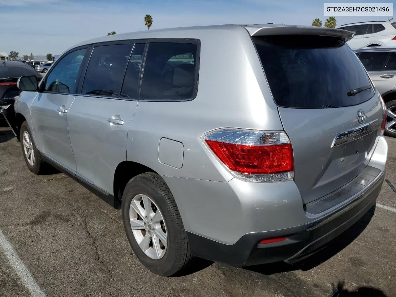 2012 Toyota Highlander Base VIN: 5TDZA3EH7CS021496 Lot: 79110004