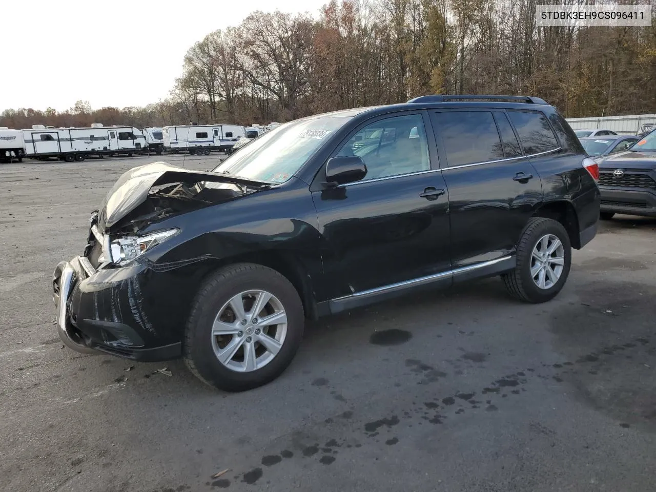 2012 Toyota Highlander Base VIN: 5TDBK3EH9CS096411 Lot: 79130234