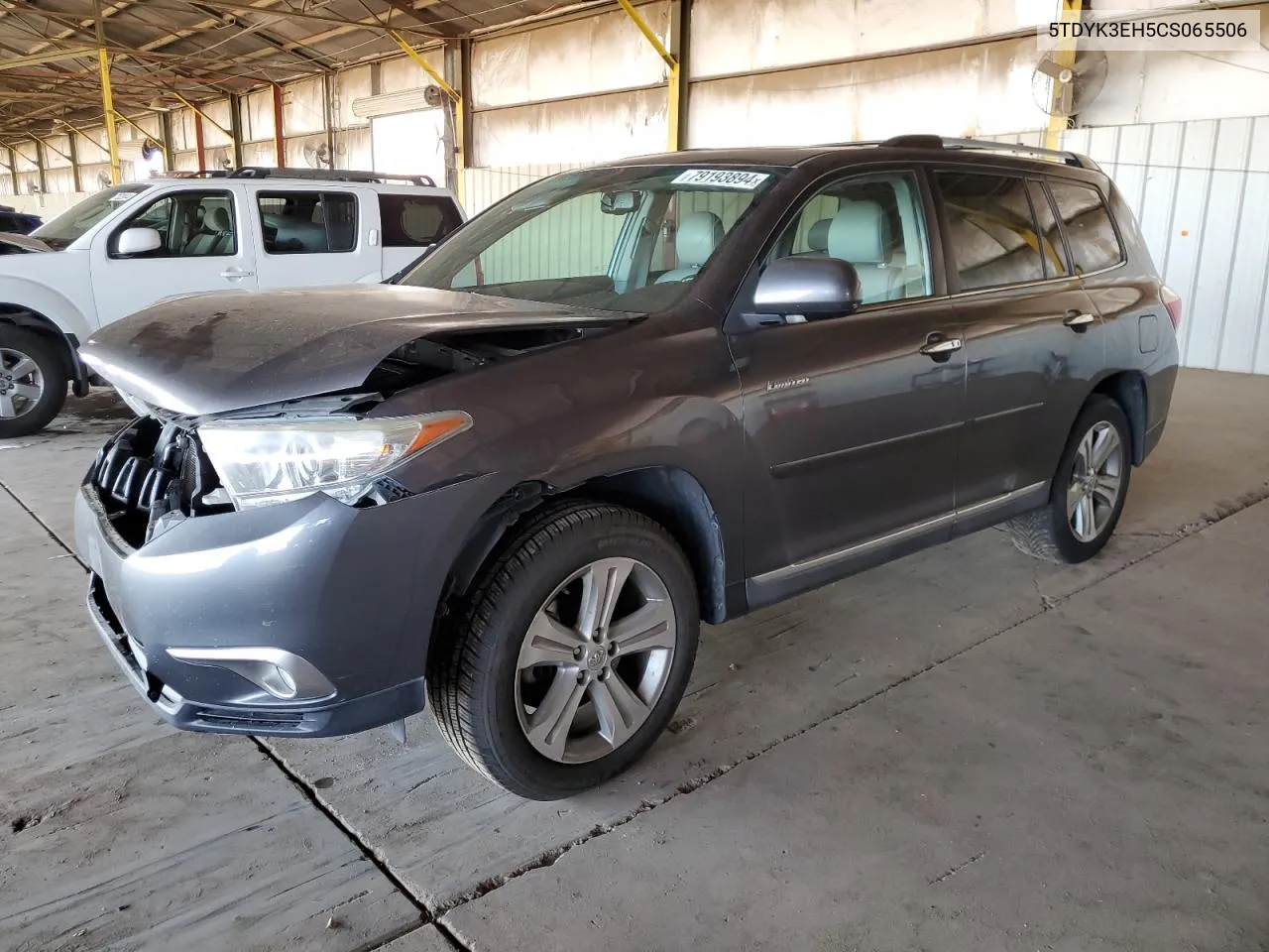 2012 Toyota Highlander Limited VIN: 5TDYK3EH5CS065506 Lot: 79193894