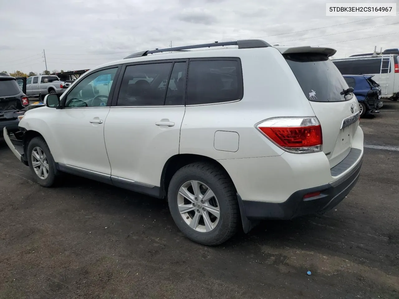 2012 Toyota Highlander Base VIN: 5TDBK3EH2CS164967 Lot: 79254054