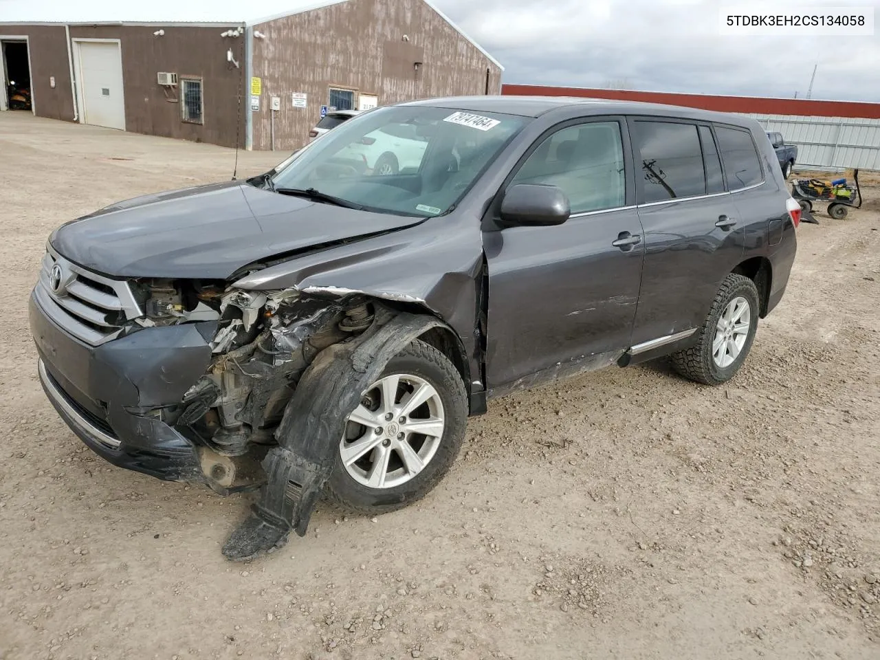 2012 Toyota Highlander Base VIN: 5TDBK3EH2CS134058 Lot: 79747464