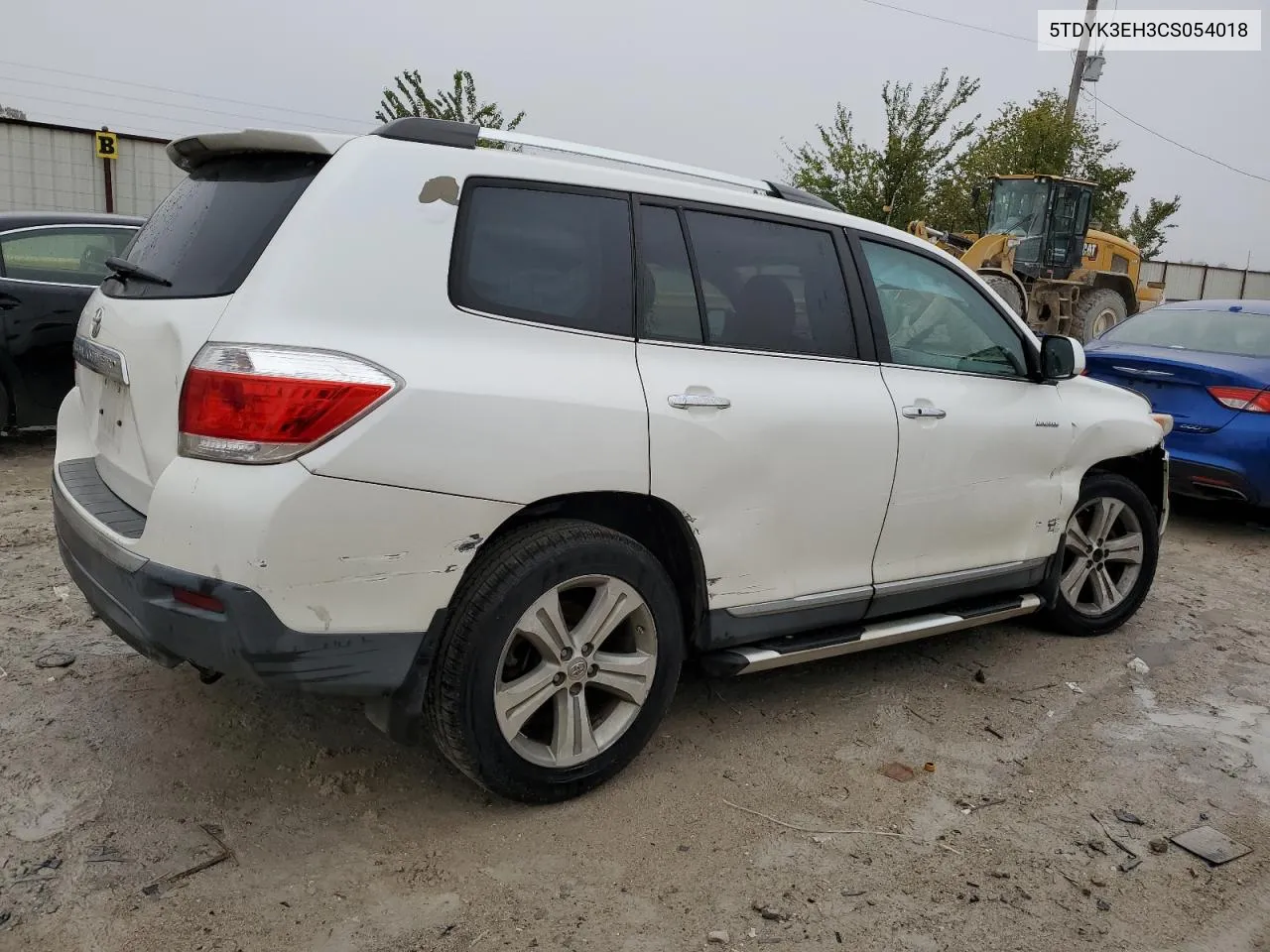 2012 Toyota Highlander Limited VIN: 5TDYK3EH3CS054018 Lot: 79831494