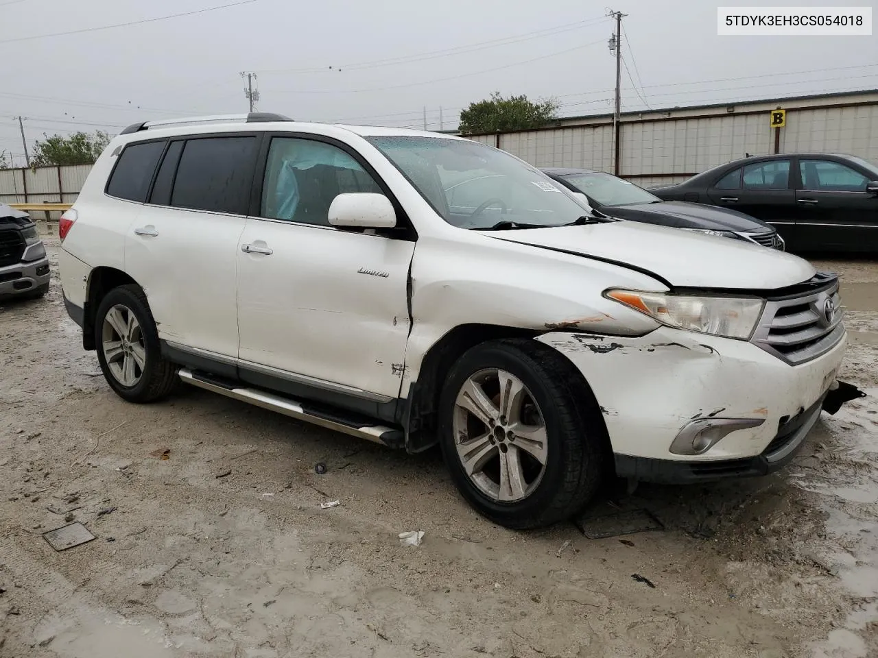 2012 Toyota Highlander Limited VIN: 5TDYK3EH3CS054018 Lot: 79831494