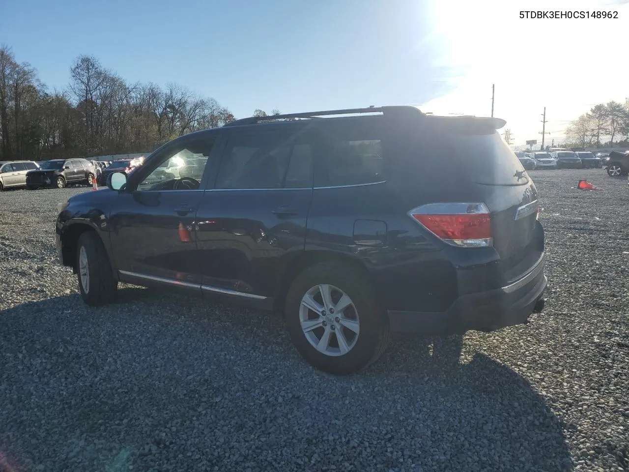 2012 Toyota Highlander Base VIN: 5TDBK3EH0CS148962 Lot: 79859224