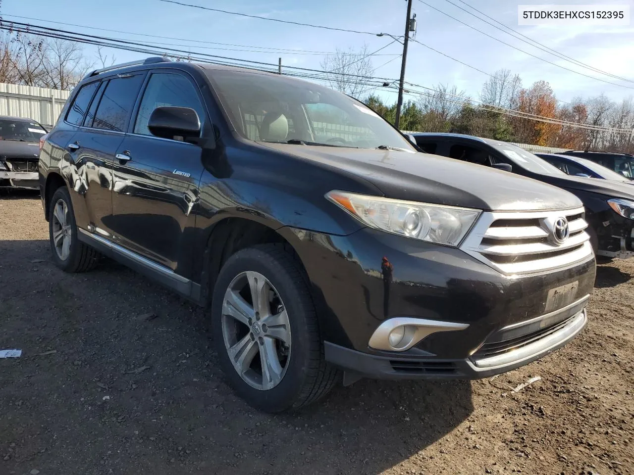 2012 Toyota Highlander Limited VIN: 5TDDK3EHXCS152395 Lot: 80146974