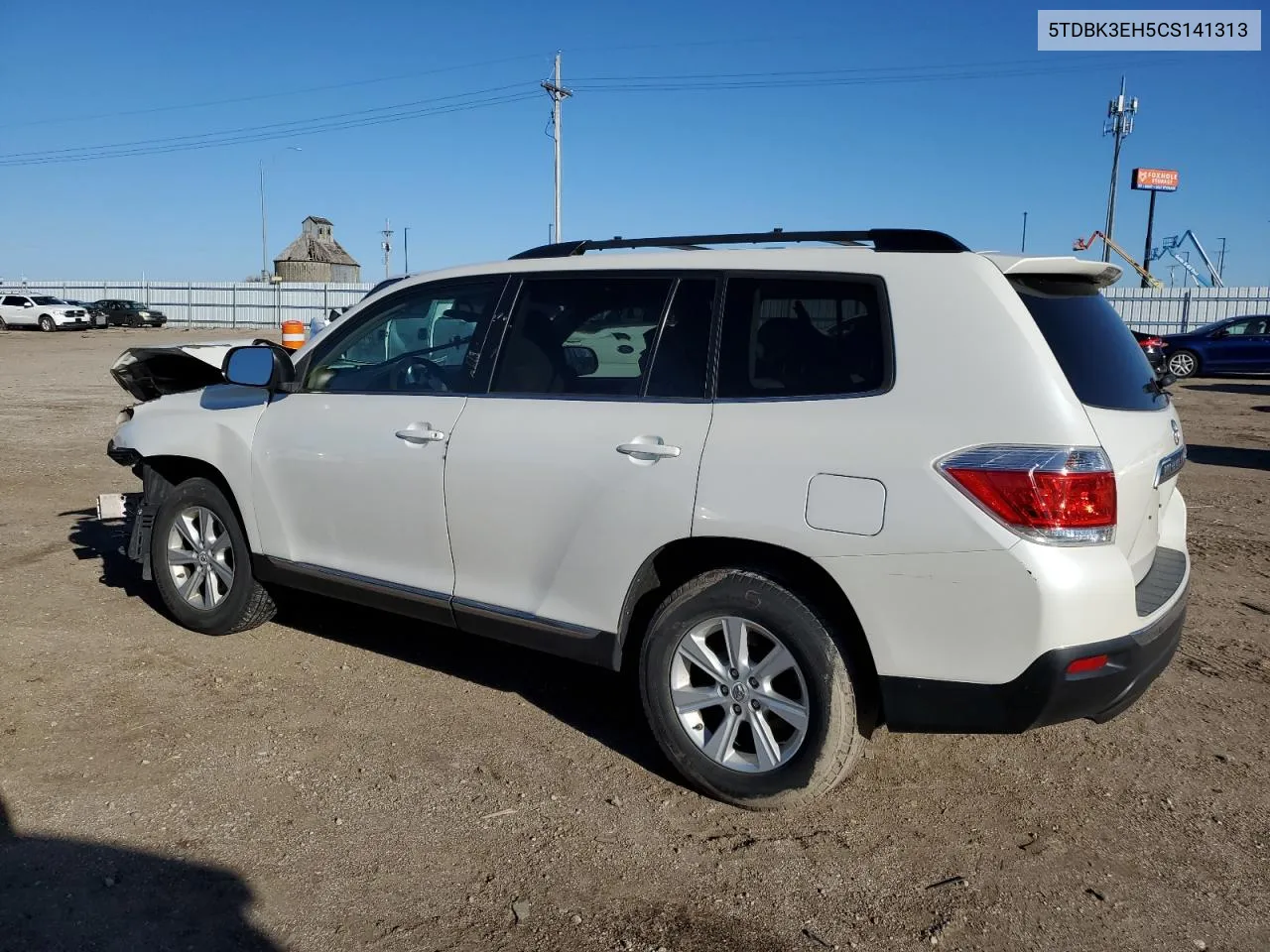 2012 Toyota Highlander Base VIN: 5TDBK3EH5CS141313 Lot: 80314474