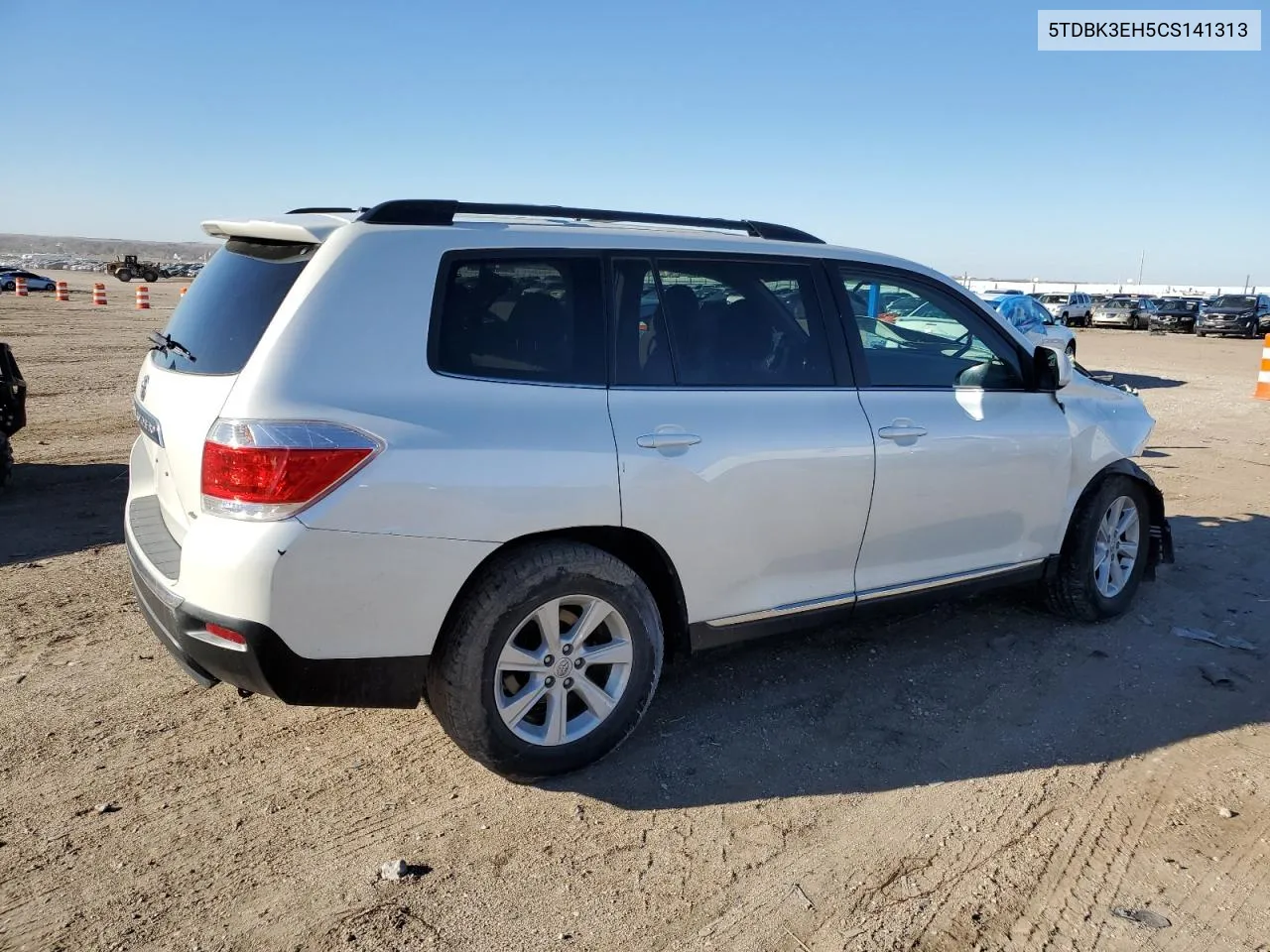 2012 Toyota Highlander Base VIN: 5TDBK3EH5CS141313 Lot: 80314474