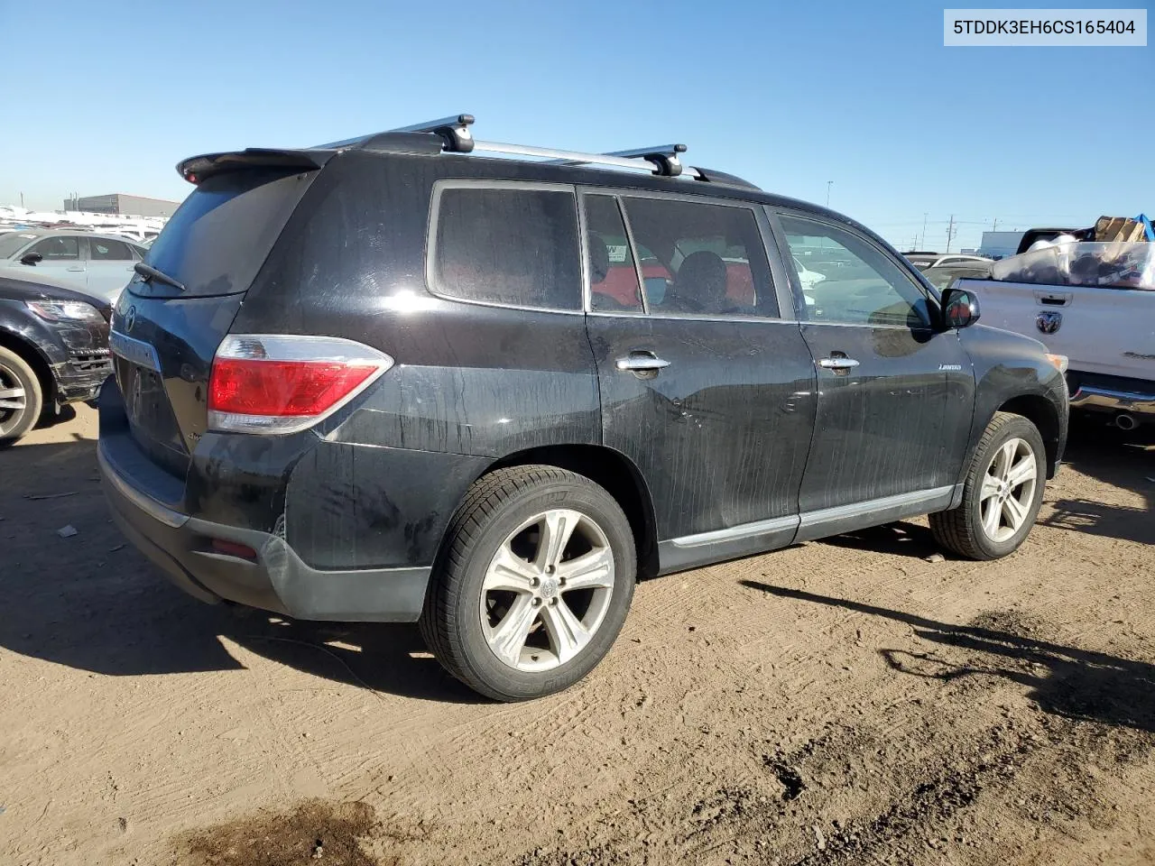 2012 Toyota Highlander Limited VIN: 5TDDK3EH6CS165404 Lot: 81711744