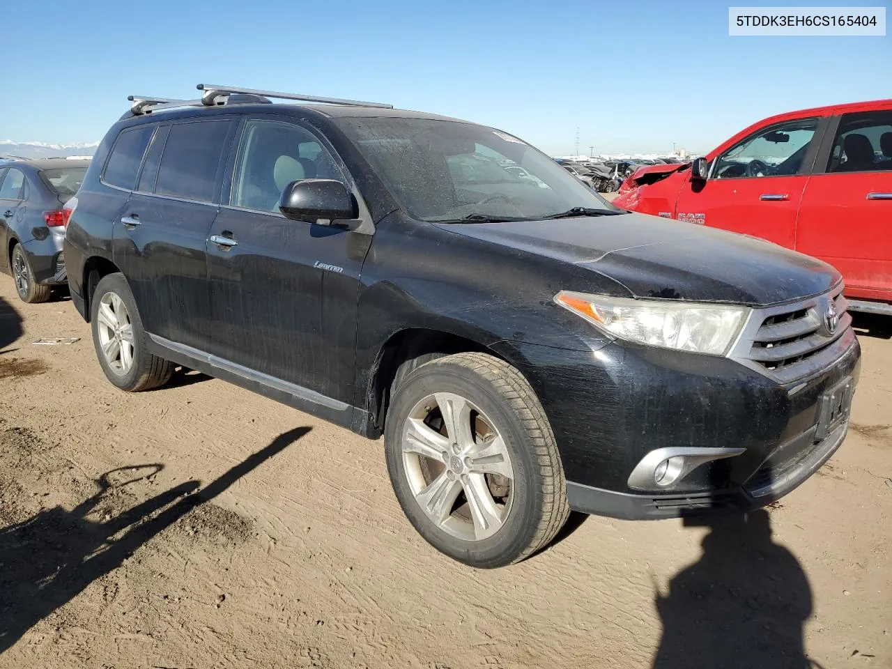 2012 Toyota Highlander Limited VIN: 5TDDK3EH6CS165404 Lot: 81711744