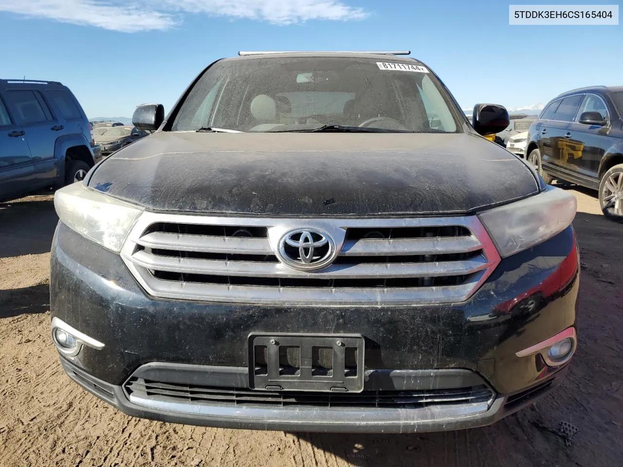 2012 Toyota Highlander Limited VIN: 5TDDK3EH6CS165404 Lot: 81711744