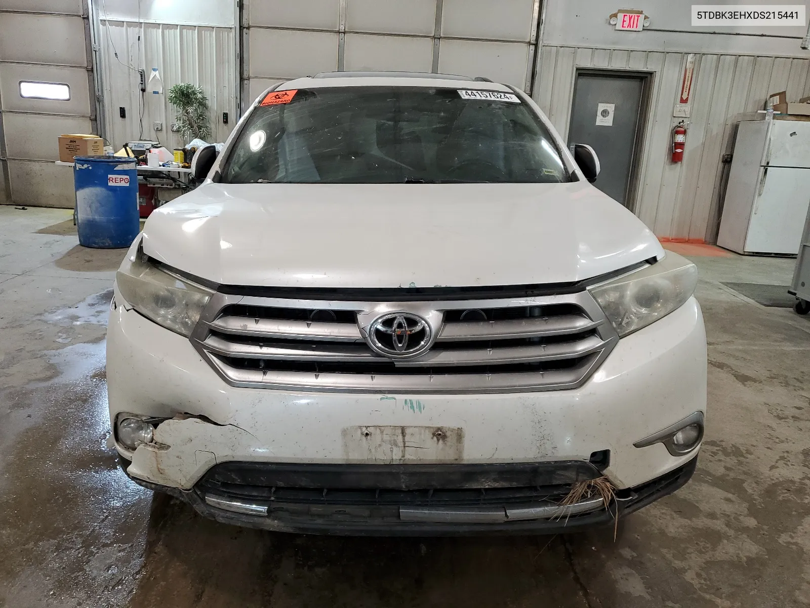 2013 Toyota Highlander Base VIN: 5TDBK3EHXDS215441 Lot: 44157624