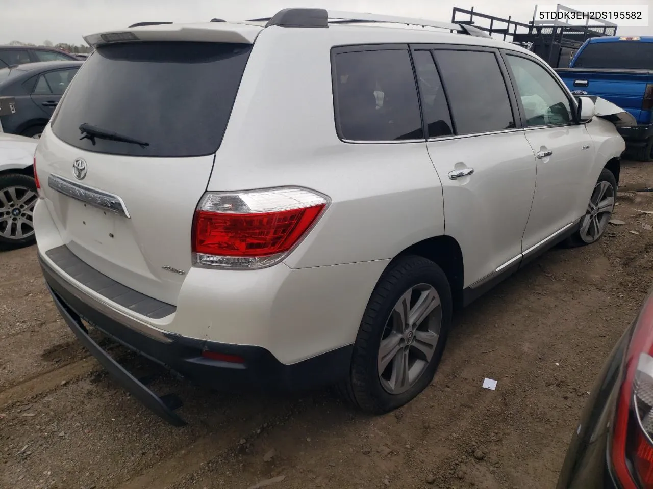 5TDDK3EH2DS195582 2013 Toyota Highlander Limited