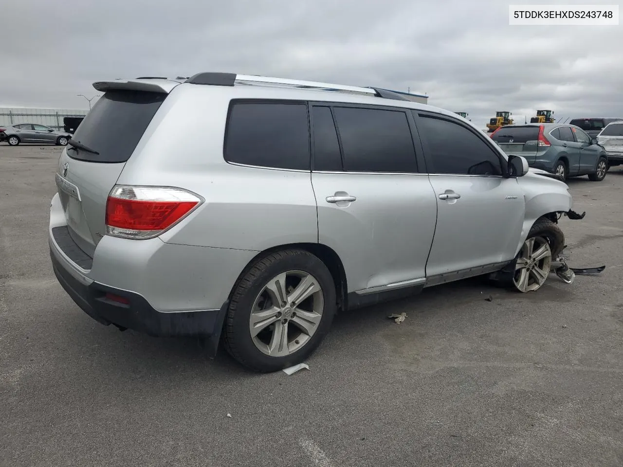 2013 Toyota Highlander Limited VIN: 5TDDK3EHXDS243748 Lot: 53438774