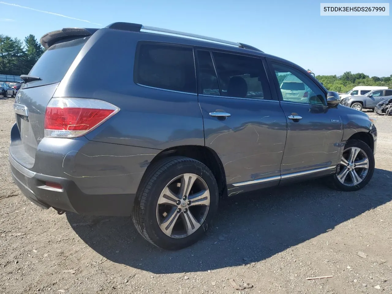 2013 Toyota Highlander Limited VIN: 5TDDK3EH5DS267990 Lot: 61028964