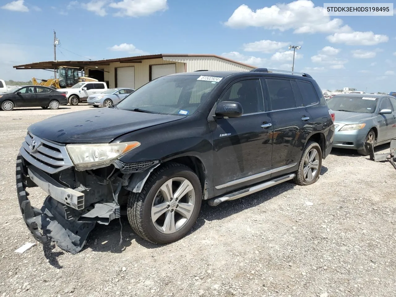 2013 Toyota Highlander Limited VIN: 5TDDK3EH0DS198495 Lot: 61502924