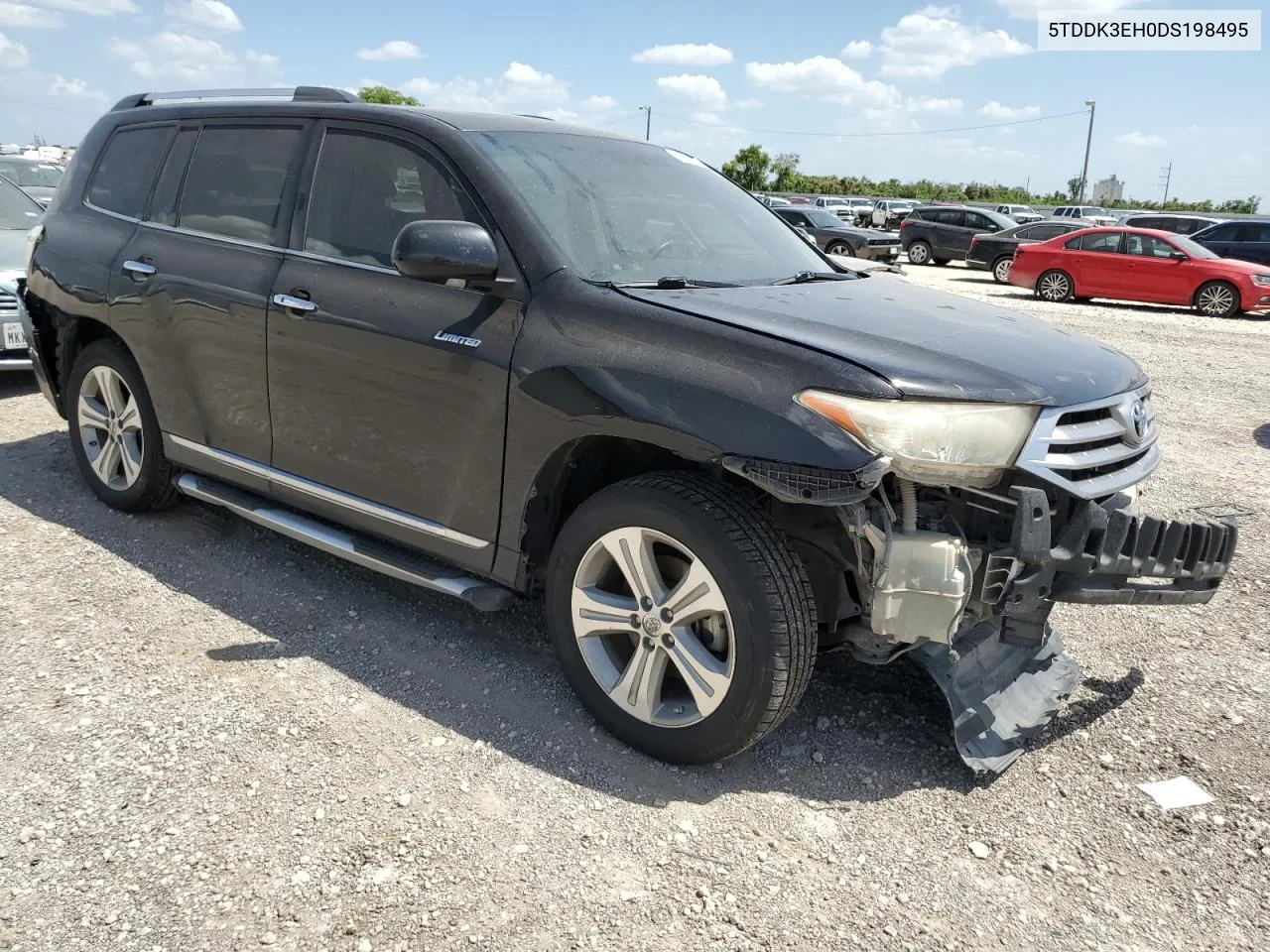 2013 Toyota Highlander Limited VIN: 5TDDK3EH0DS198495 Lot: 61502924