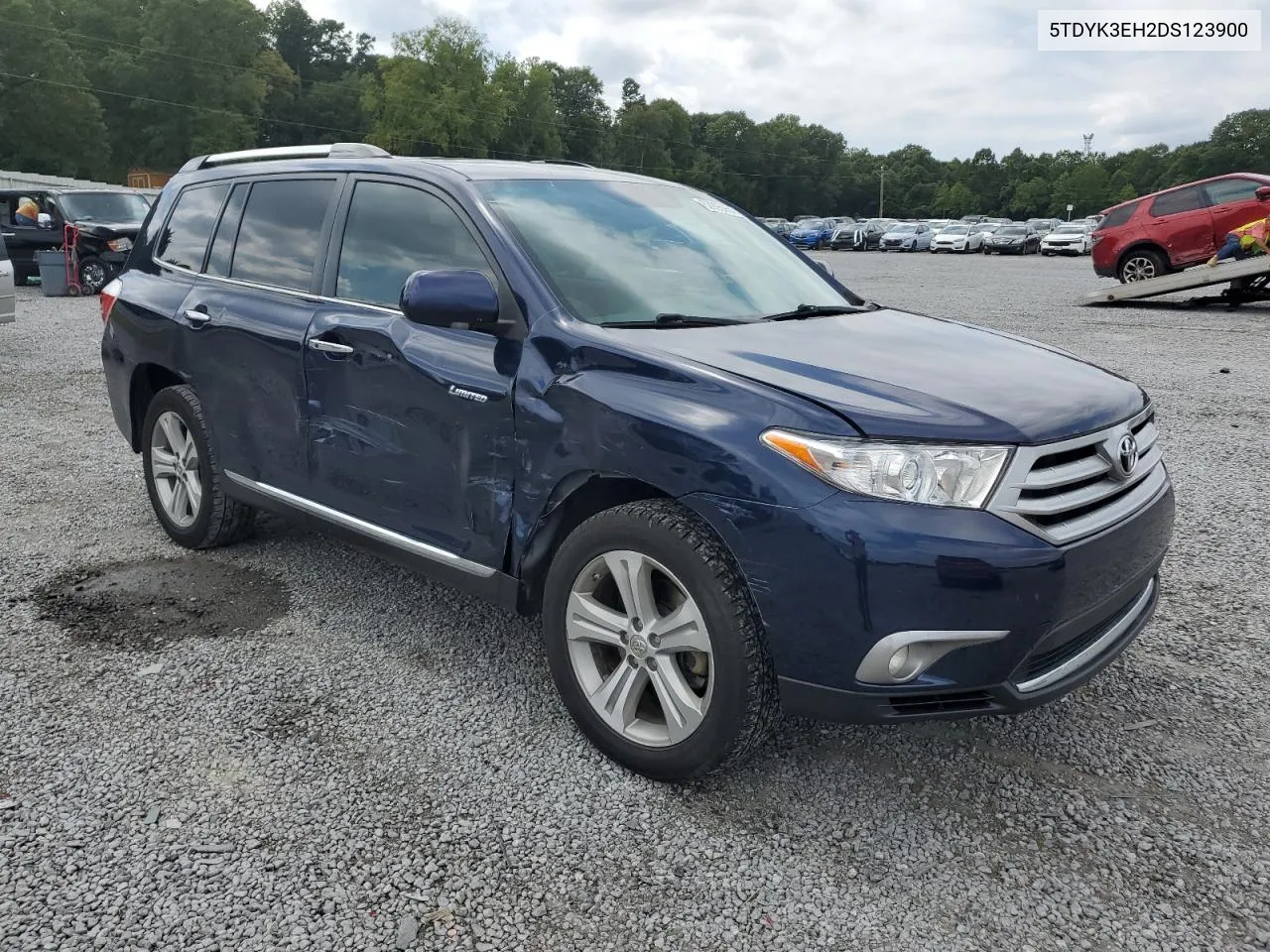 2013 Toyota Highlander Limited VIN: 5TDYK3EH2DS123900 Lot: 62995964