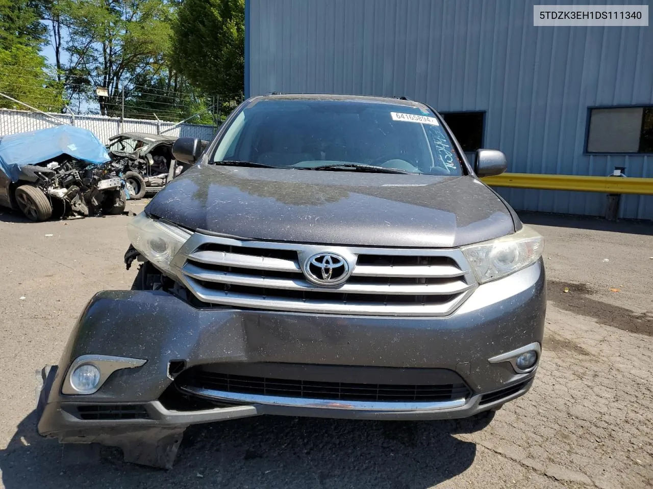 2013 Toyota Highlander Base VIN: 5TDZK3EH1DS111340 Lot: 64165894