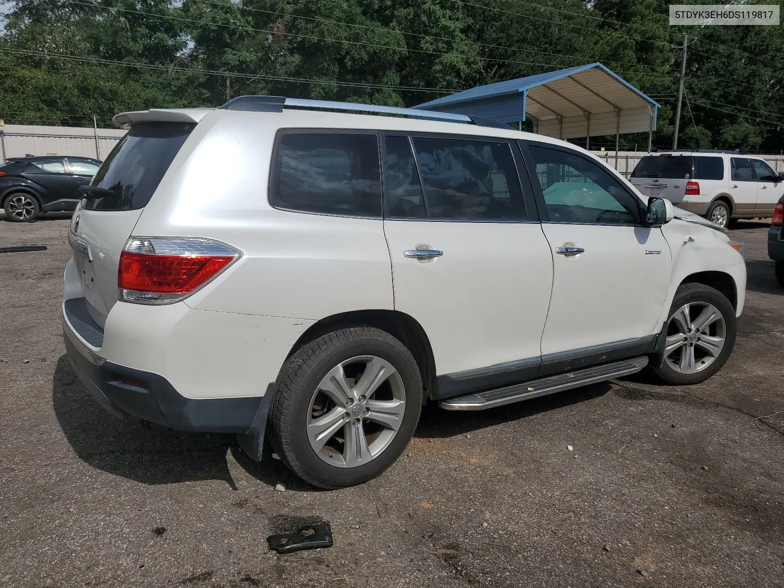 2013 Toyota Highlander Limited VIN: 5TDYK3EH6DS119817 Lot: 64364734