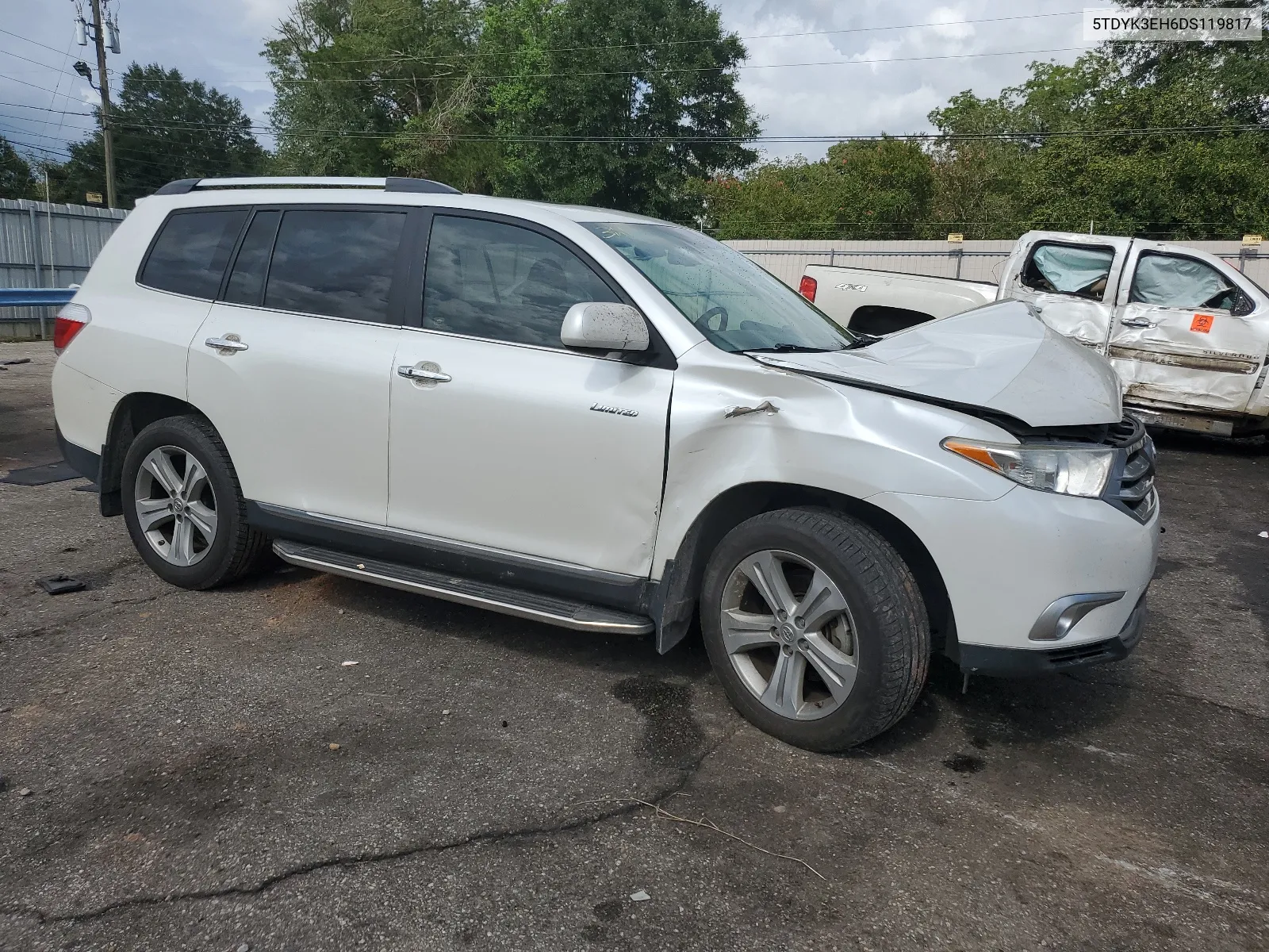 2013 Toyota Highlander Limited VIN: 5TDYK3EH6DS119817 Lot: 64364734