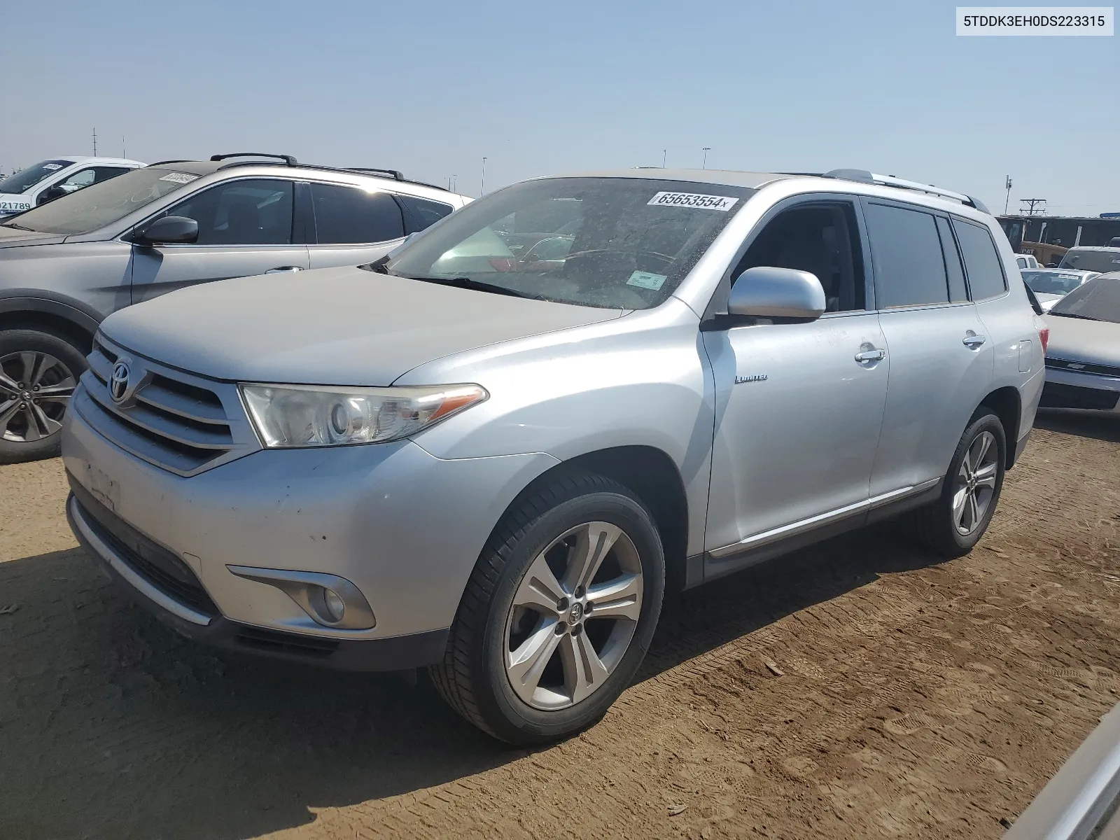 2013 Toyota Highlander Limited VIN: 5TDDK3EH0DS223315 Lot: 65653554