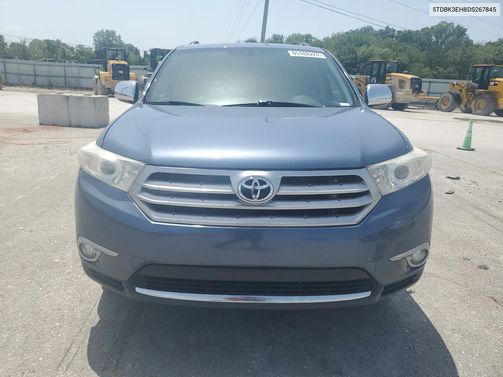 2013 Toyota Highlander Base VIN: 5TDBK3EH8DS267845 Lot: 65782224