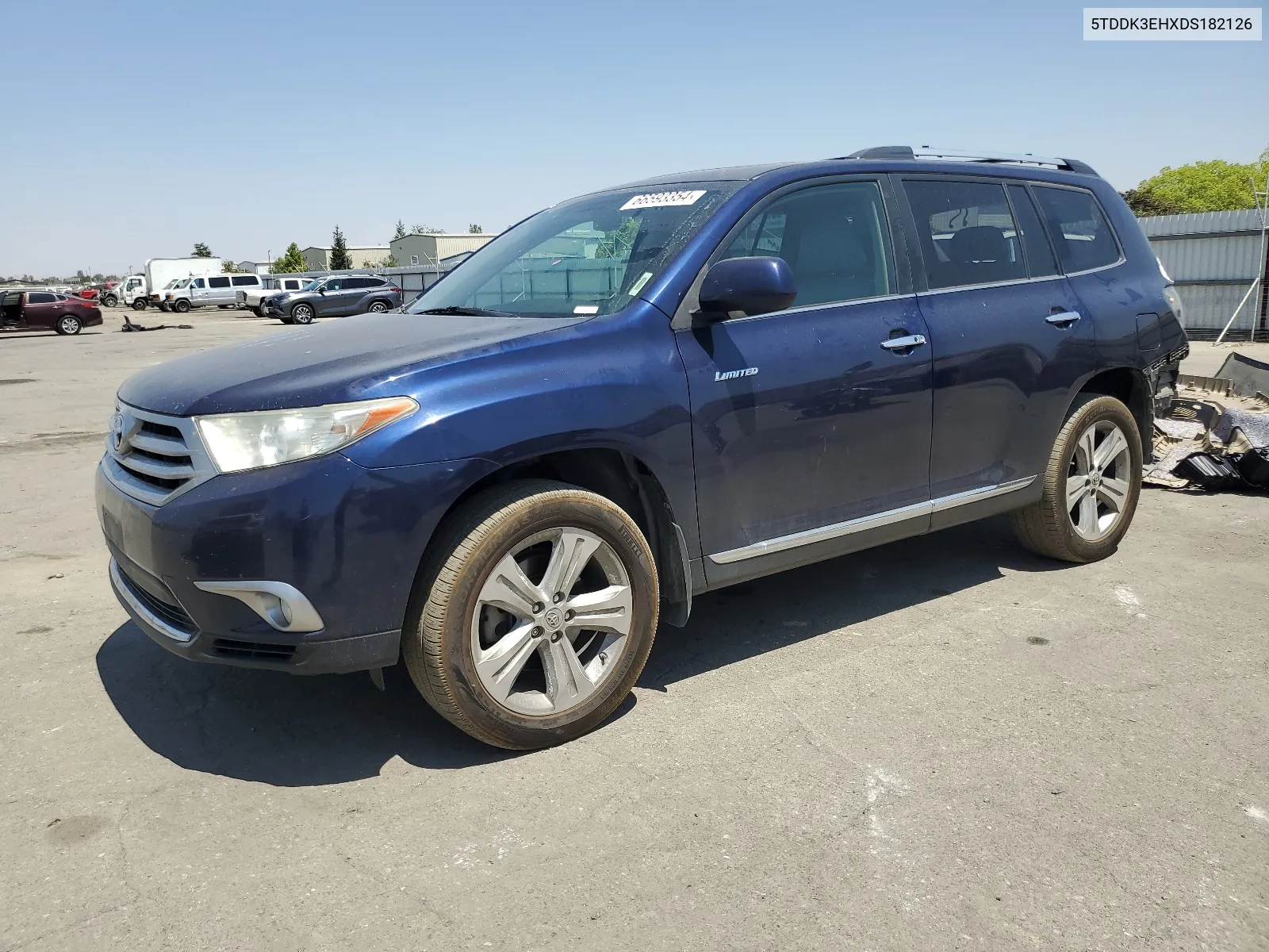 5TDDK3EHXDS182126 2013 Toyota Highlander Limited