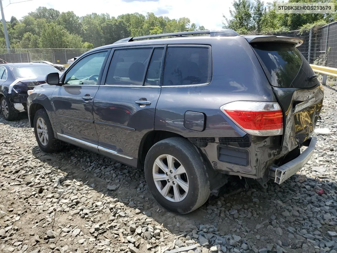 2013 Toyota Highlander Base VIN: 5TDBK3EH0DS213679 Lot: 67954734