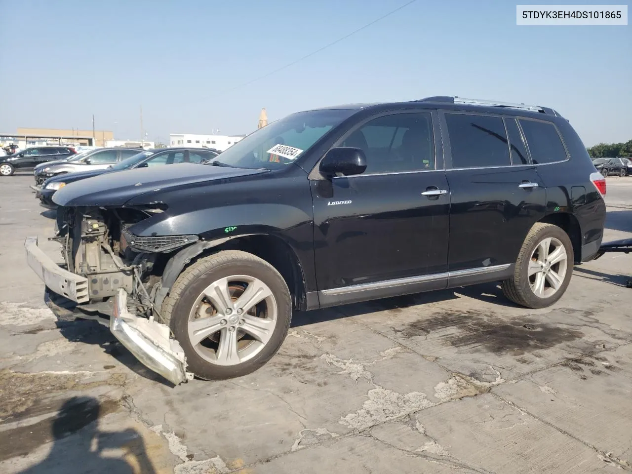 2013 Toyota Highlander Limited VIN: 5TDYK3EH4DS101865 Lot: 68488354