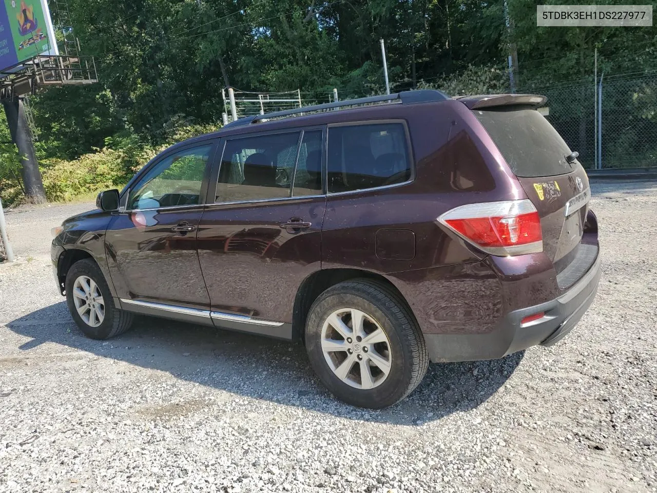 5TDBK3EH1DS227977 2013 Toyota Highlander Base