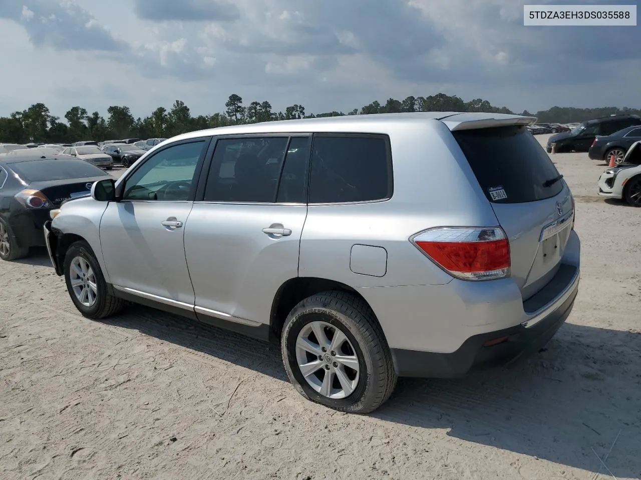 2013 Toyota Highlander Base VIN: 5TDZA3EH3DS035588 Lot: 68999604