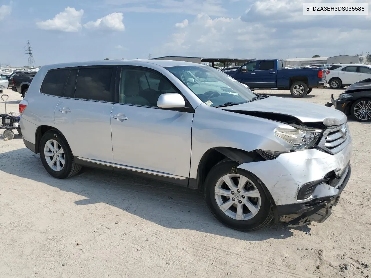 5TDZA3EH3DS035588 2013 Toyota Highlander Base