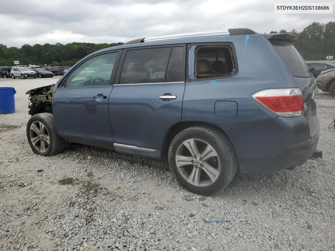 2013 Toyota Highlander Limited VIN: 5TDYK3EH2DS138686 Lot: 69289154