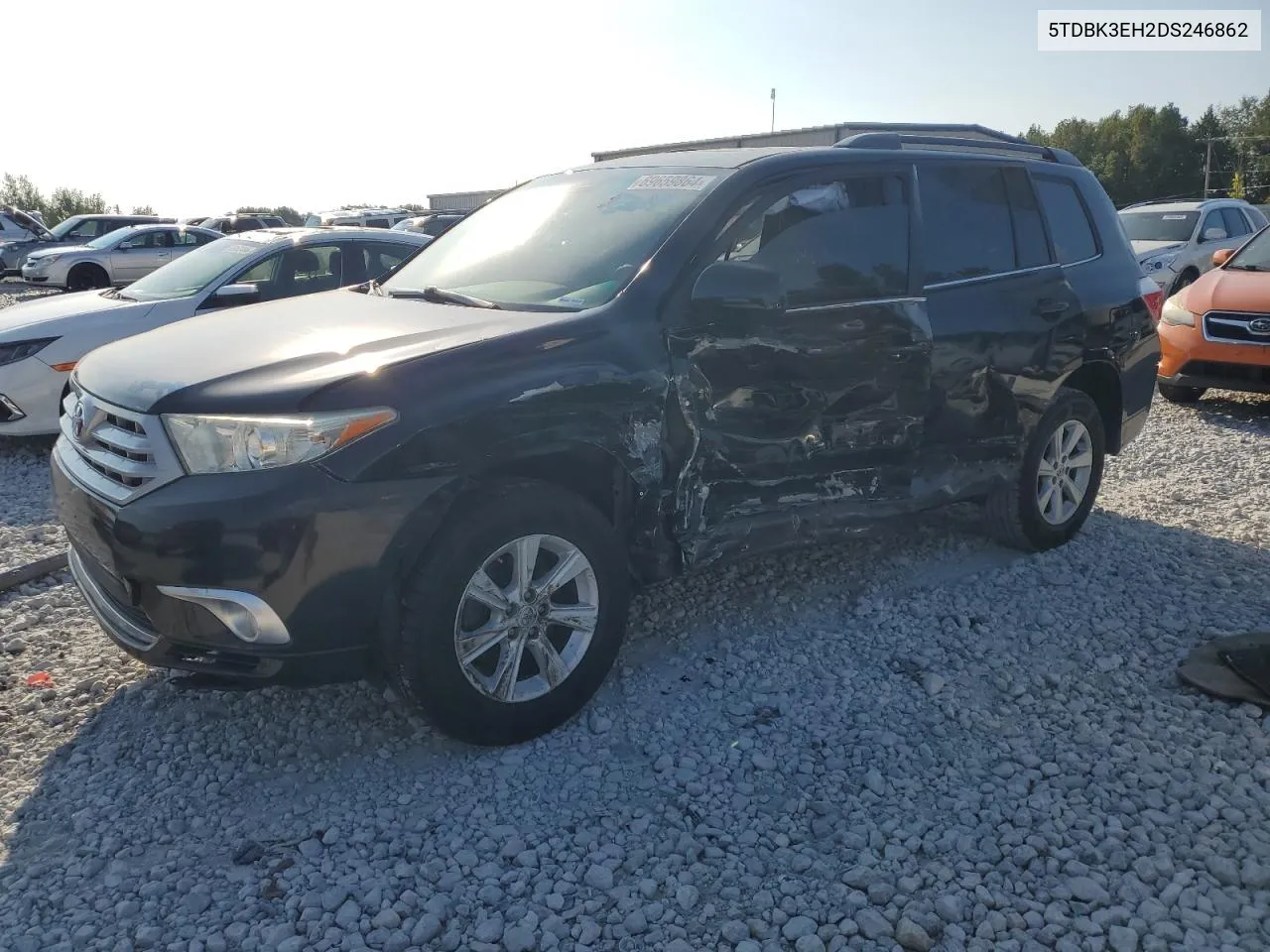 2013 Toyota Highlander Base VIN: 5TDBK3EH2DS246862 Lot: 69659864