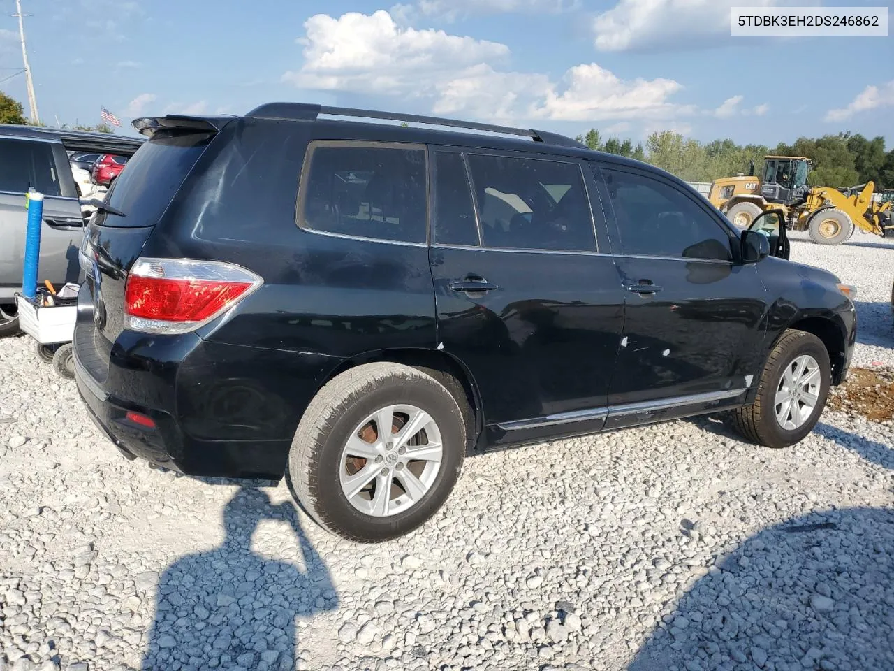 2013 Toyota Highlander Base VIN: 5TDBK3EH2DS246862 Lot: 69659864