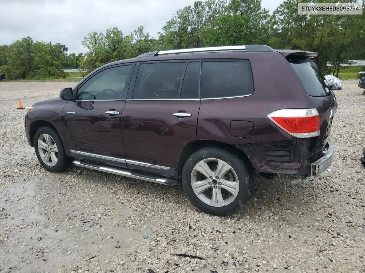 5TDYK3EH8DS095794 2013 Toyota Highlander Limited