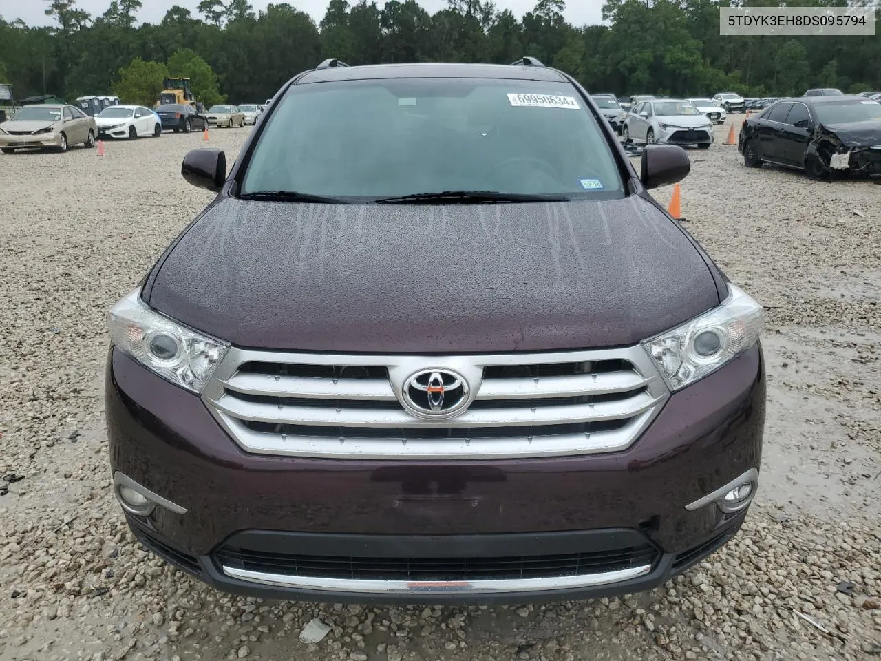 2013 Toyota Highlander Limited VIN: 5TDYK3EH8DS095794 Lot: 69950634