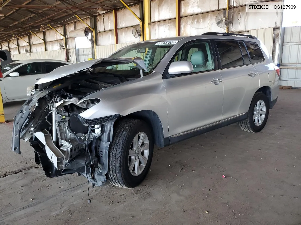 2013 Toyota Highlander Base VIN: 5TDZK3EH1DS127909 Lot: 70137034