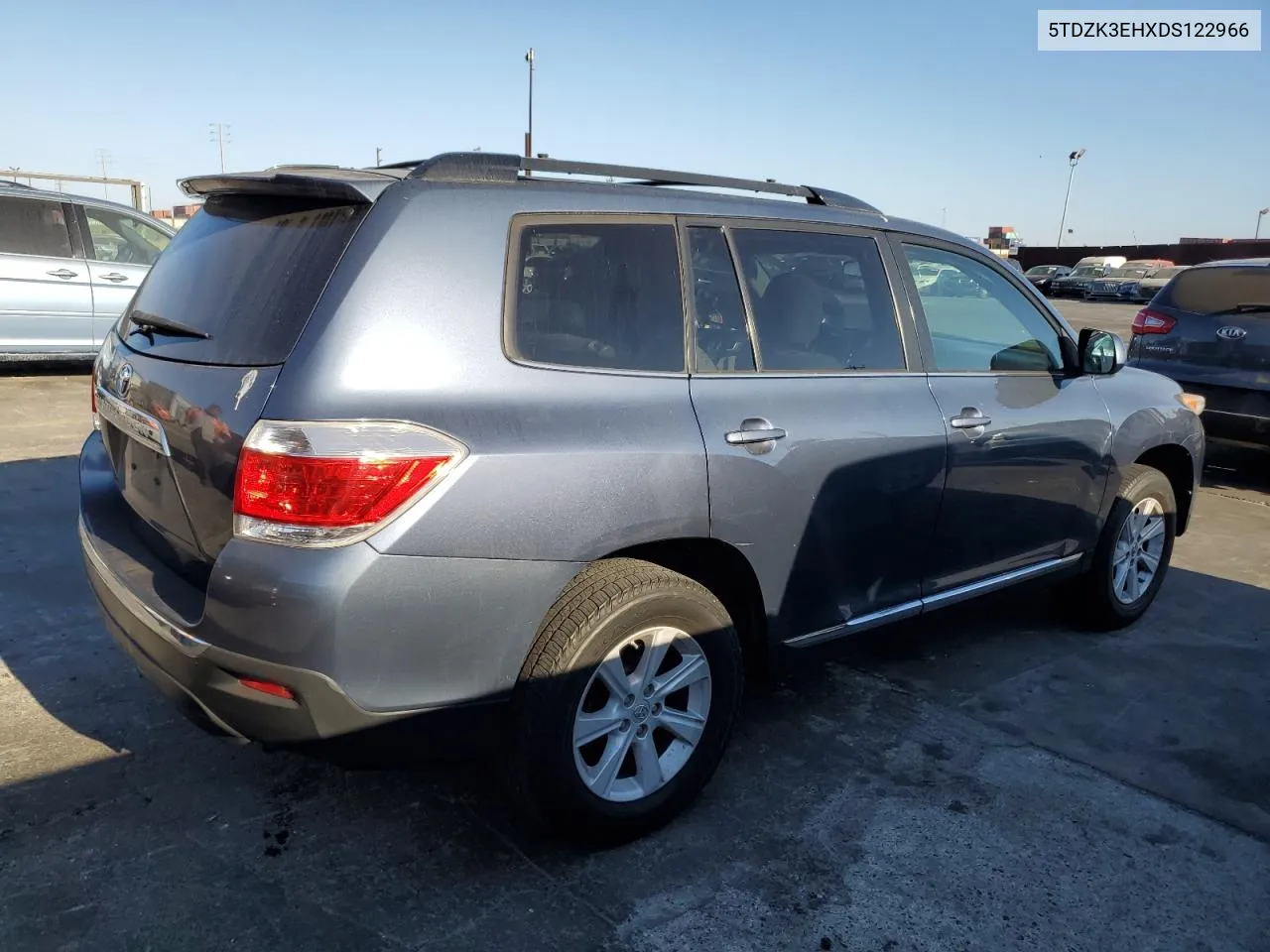 5TDZK3EHXDS122966 2013 Toyota Highlander Base