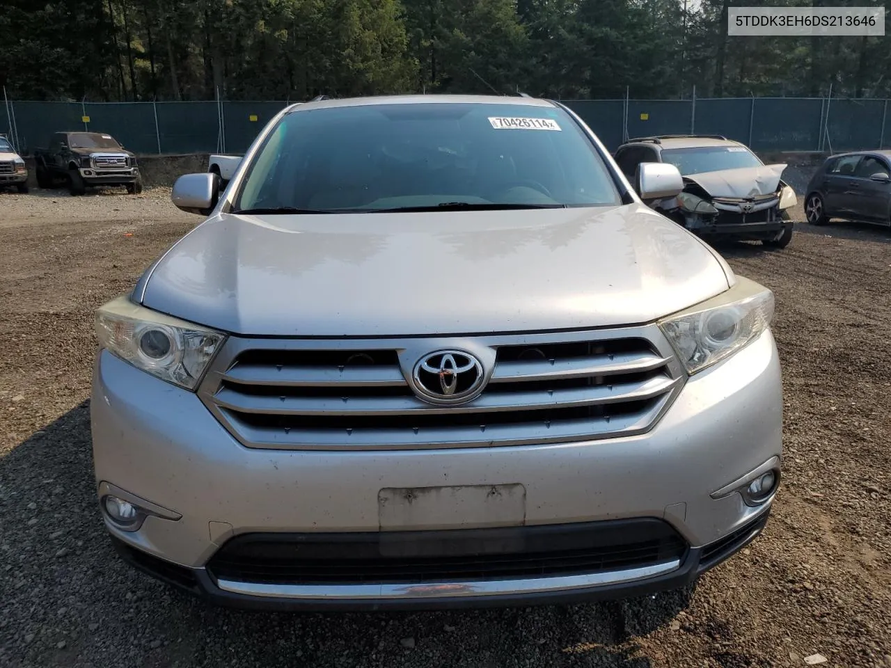 2013 Toyota Highlander Limited VIN: 5TDDK3EH6DS213646 Lot: 70426114