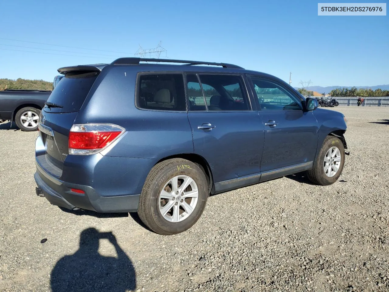 5TDBK3EH2DS276976 2013 Toyota Highlander Base