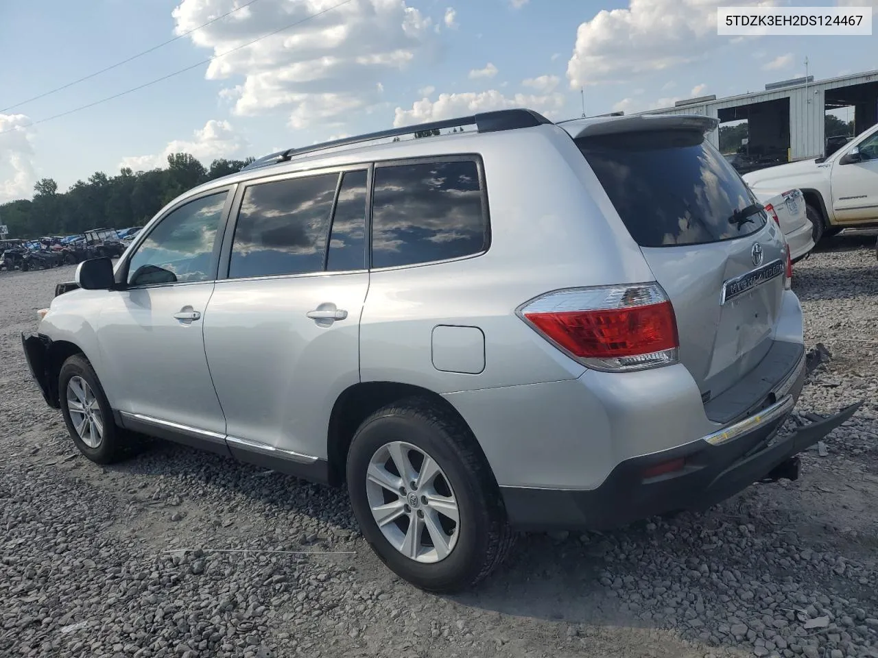 5TDZK3EH2DS124467 2013 Toyota Highlander Base