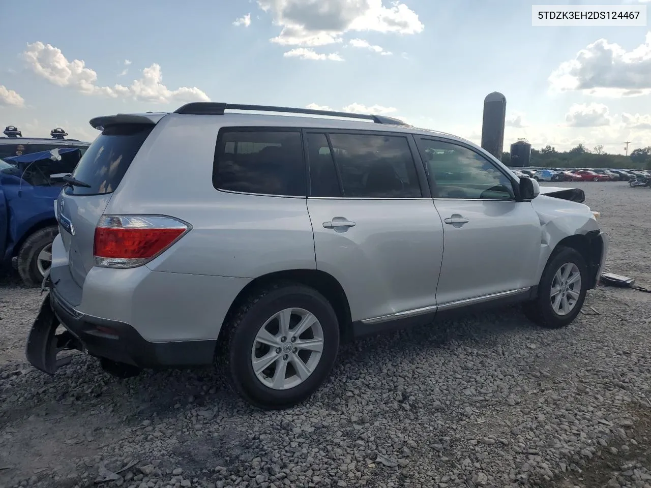 2013 Toyota Highlander Base VIN: 5TDZK3EH2DS124467 Lot: 70885074